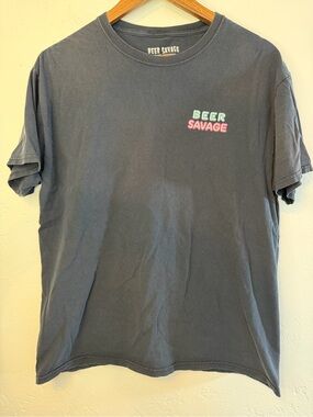 Beer savage vintage  T-Shirt size LG